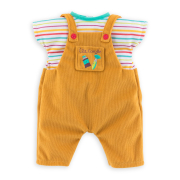 T-Shirt and Overall Little Artist for 12-inch baby doll